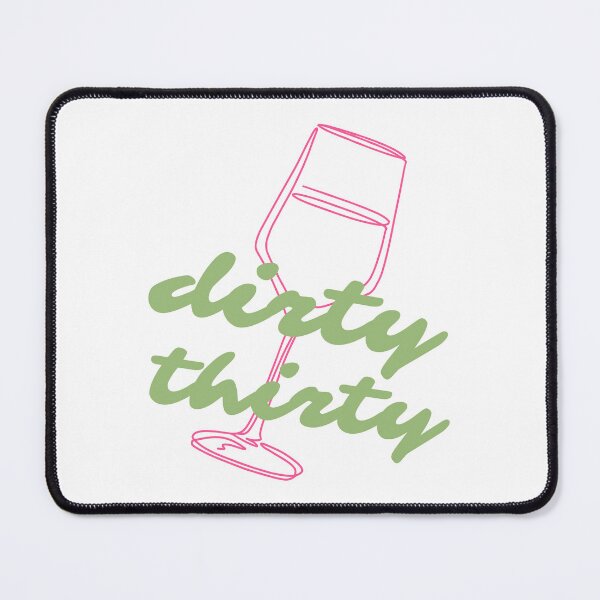 Item preview, Dirty Thirty Retro 30th Birthday Shirt | Funny Thirtieth Birthday Wine Lover Gift designed and sold by ice-apparel.