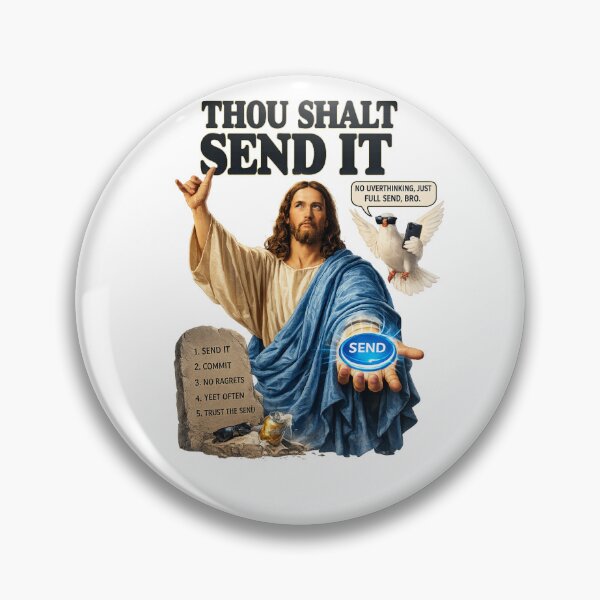 Item preview, Thou Shalt Send It Jesus  designed and sold by PatternFly.