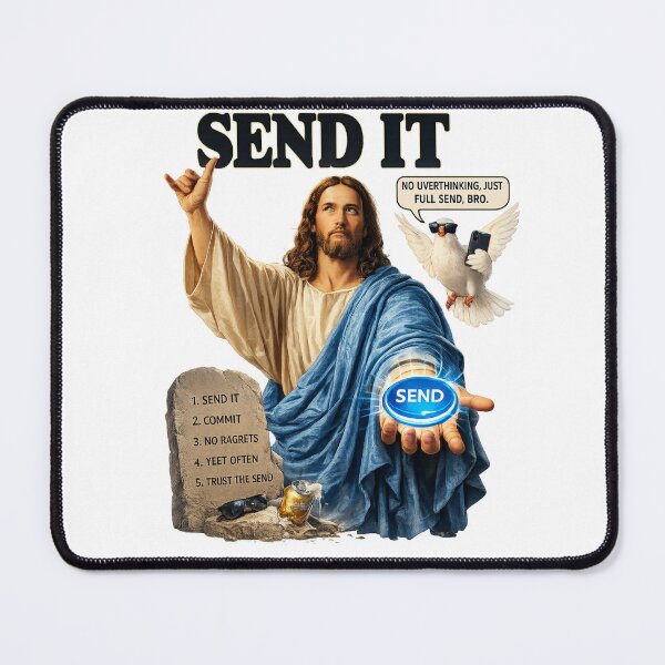 Item preview, Thou Shalt Send It Jesus  designed and sold by PatternFly.