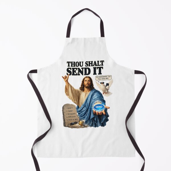 Item preview, Thou Shalt Send It Jesus designed and sold by PatternFly.
