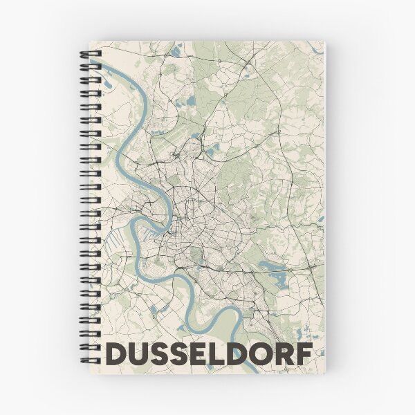 Item preview, Dusseldorf Map designed and sold by MapsNerd.