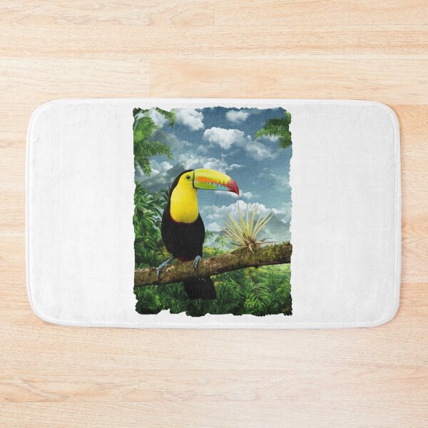 Item preview, Keel Billed Toucan With A Jungle View  designed and sold by GeschenksDesign.