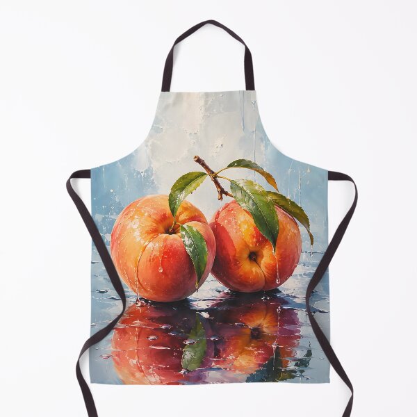 Item preview, Peach Wall Art Aesthetic – Modern Fruit Decor for Kitchen and Cottagecore Home designed and sold by Gutyz Designs.
