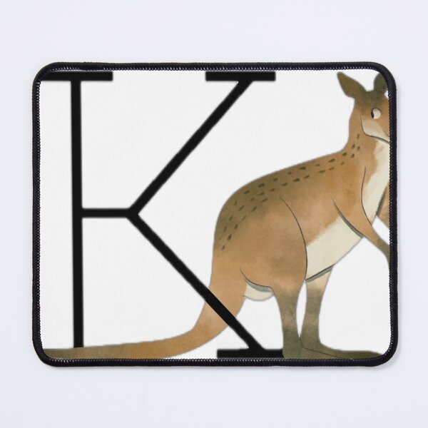 Item preview, Letter K Kangaroo Alphabet Design designed and sold by DailyDoodlesBySumbul.