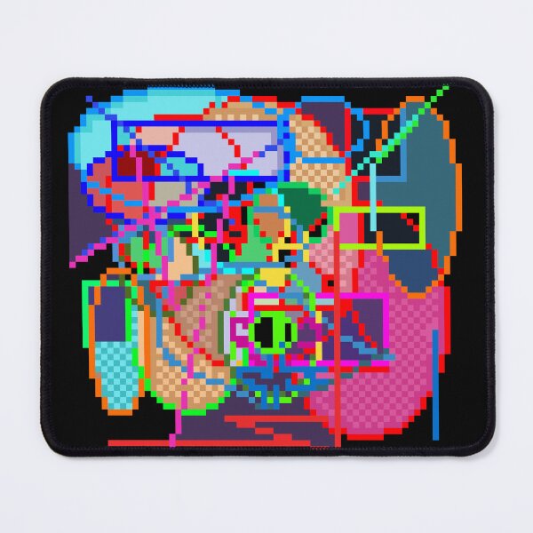 Item preview, Adversarial Patch Cyberpunk Glitch Pixel Art A Anti Surveillance designed and sold by RetroRlx.