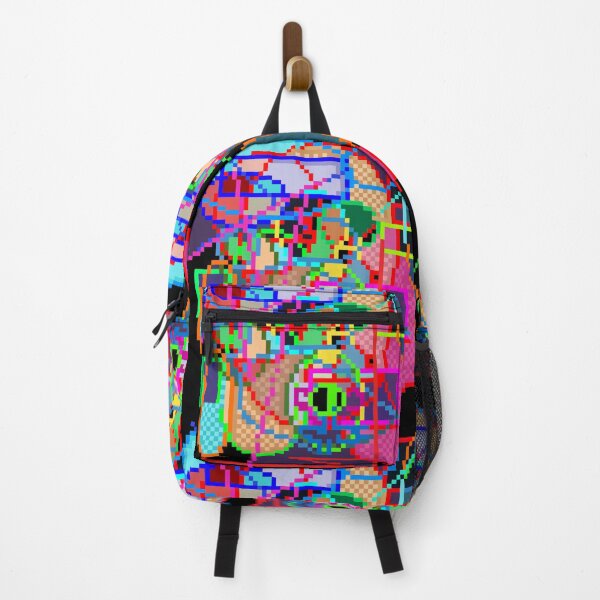 Item preview, Adversarial Patch Cyberpunk Glitch Pixel Art A Anti Surveillance designed and sold by RetroRlx.