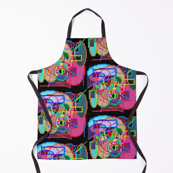 Item preview, Adversarial Patch Cyberpunk Glitch Pixel Art A Anti Surveillance designed and sold by RetroRlx.