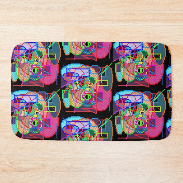 Item preview, Adversarial Patch Cyberpunk Glitch Pixel Art A Anti Surveillance designed and sold by RetroRlx.