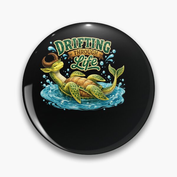 Item preview, Dragon Seaturtle - Drifting Through Life designed and sold by EMBERFLOWARTWORKS.