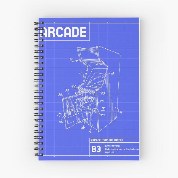Item preview, Arcade Retro Blueprint designed and sold by Sea Sand 93428.