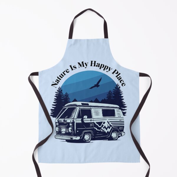Item preview, Vintage Camper Van Mountain Adventure Nature Design designed and sold by Sachie's Studio.