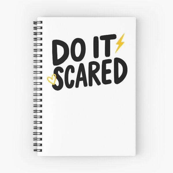 Item preview, Do It Scared – Motivational Typography Design designed and sold by FairX.