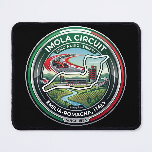 Item preview, Imola Circuit Iconic Track For Motorsport Lovers designed and sold by enzoade.