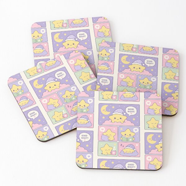 Item preview, Kawaii Bedtime Star Pop Panels designed and sold by Gift Phrase Studio.