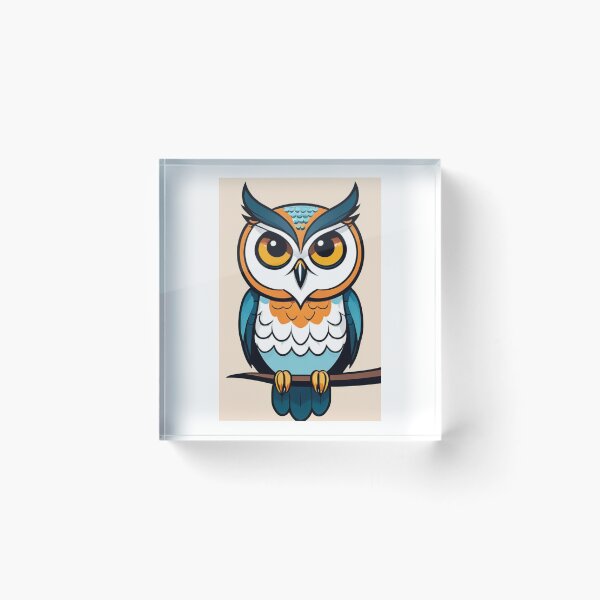 Item preview, Art - Abstract Owl, Modern Graphic Illustration designed and sold by AnimeShin.