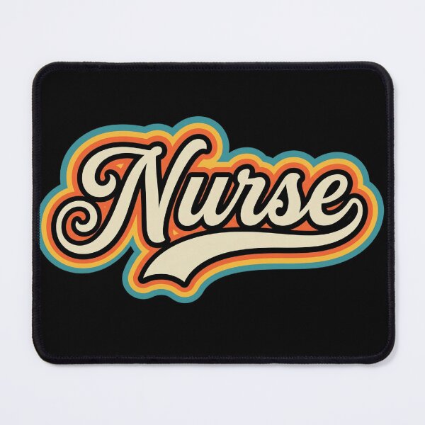 Item preview, Retro Nurse Groovy 70s Vintage Typography designed and sold by Pablo70 Store.