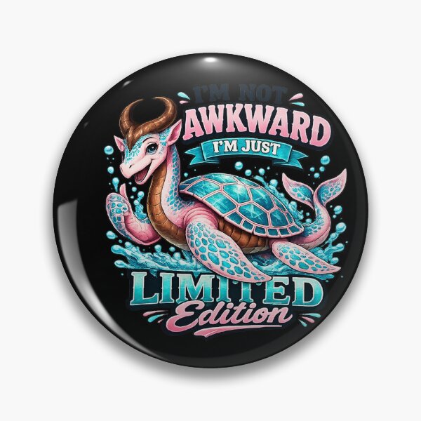 Item preview, Dragon Seaturtle - I'm Not Awkward, I'm just Limited Edition designed and sold by EMBERFLOWARTWORKS.