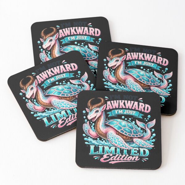 Item preview, Dragon Seaturtle - I'm Not Awkward, I'm just Limited Edition designed and sold by EMBERFLOWARTWORKS.