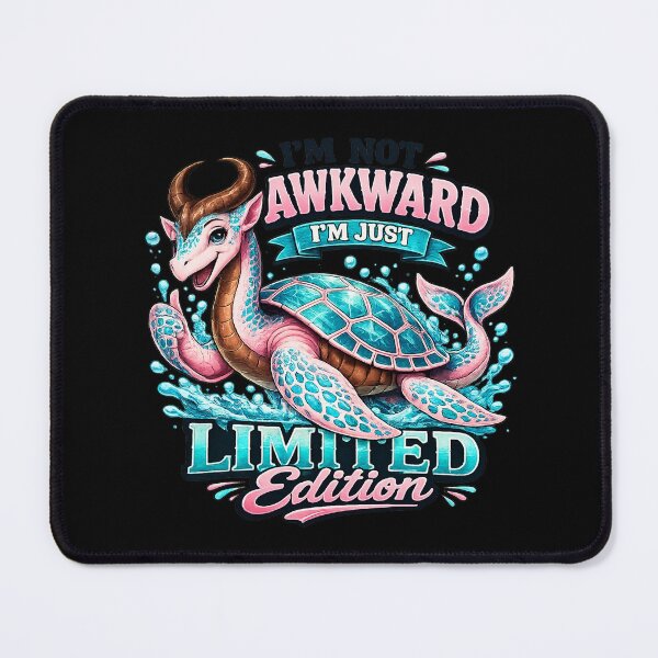 Item preview, Dragon Seaturtle - I'm Not Awkward, I'm just Limited Edition designed and sold by EMBERFLOWARTWORKS.