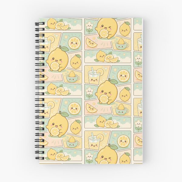 Item preview, Kawaii Lemon Pop Panels yellow designed and sold by Gift Phrase Studio.