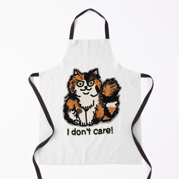 Item preview, "¡Me da igual!" gato tricolor de pelo largo designed and sold by BeLikeCat.