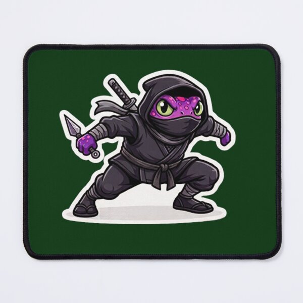 Item preview, Frog Ninja Rogue RPG Sticker designed and sold by AestheticRPG .
