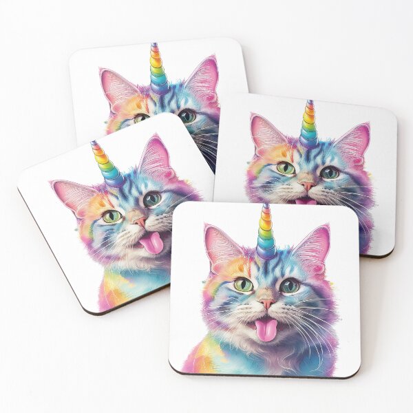 Item preview, Rainbow Cat Unicorn (Caticorn) designed and sold by Creative-Flo.