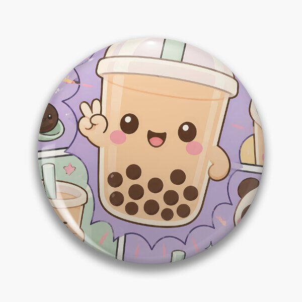 Item preview, Kawaii Boba Tea Pop Panels designed and sold by Gift Phrase Studio.