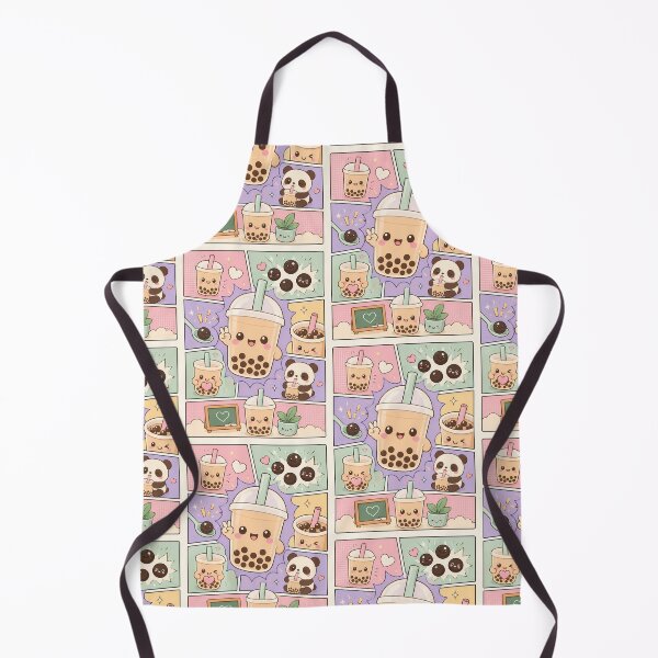 Item preview, Kawaii Boba Tea Pop Panels designed and sold by Gift Phrase Studio.