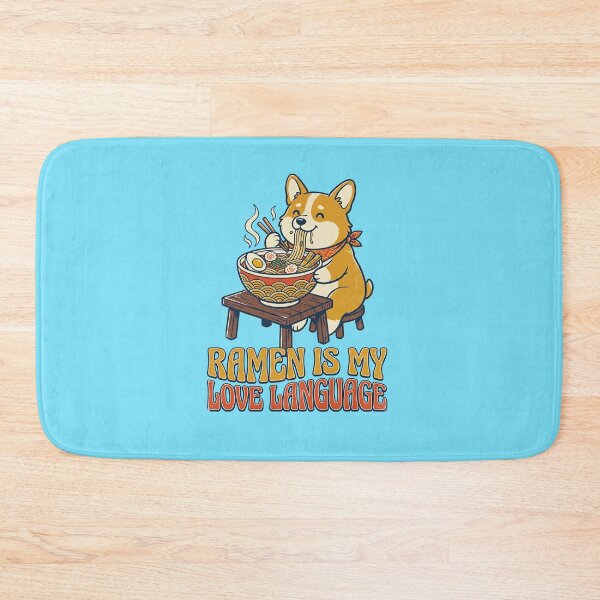 Item preview, Ramen Is My Love Language Funny Corgi Noodle Bowl designed and sold by TeeARTHY.