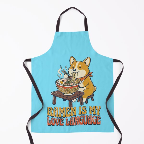 Item preview, Ramen Is My Love Language Funny Corgi Noodle Bowl designed and sold by TeeARTHY.