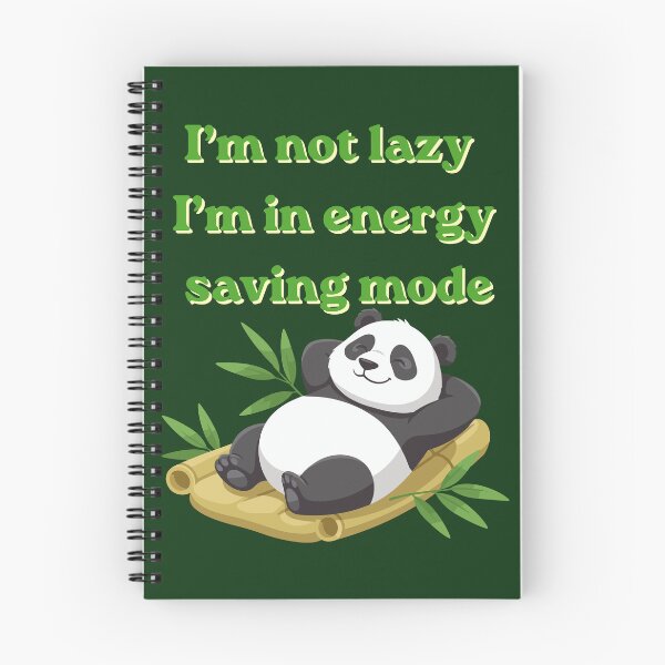 Item preview, I'm not lazy energy saving funny mode designed and sold by TheFrameVault.
