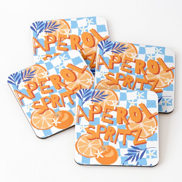 Item preview, Aperol spritz mediterranean summer  designed and sold by InkRiot Studios.