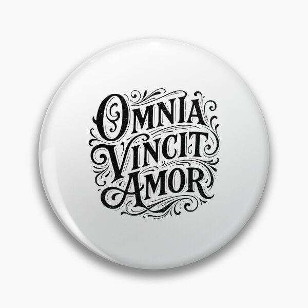 Item preview, Omnia Vincit Amor Latin Love Conquers All Quote designed and sold by AntiqueImages.