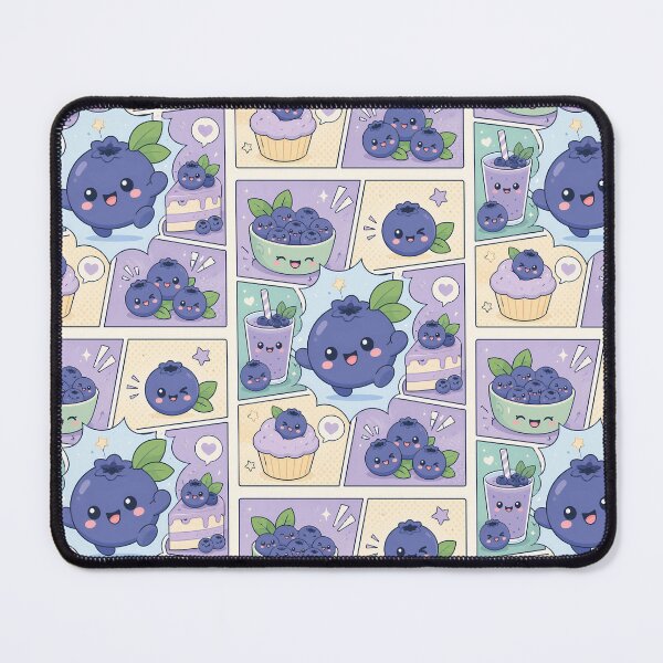 Item preview, Kawaii Blueberry Pop Panels designed and sold by Gift Phrase Studio.