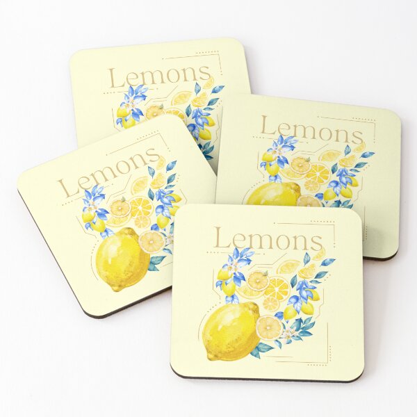 Item preview, Vintage Mediterranean Lemon and Citrus Botanical Illustrative Design for essential t-shirts and other apparel  designed and sold by MKTreasures.