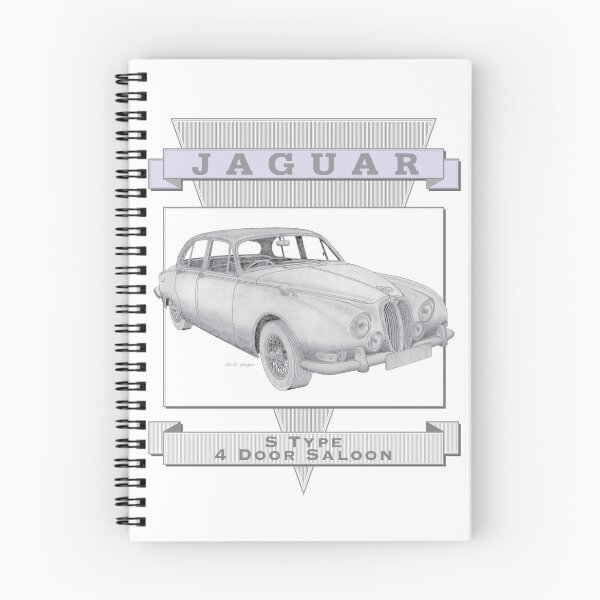 Item preview, Jaguar S Type 4 Door Saloon Hand-drawn designed and sold by Classic Car Art Drawings.