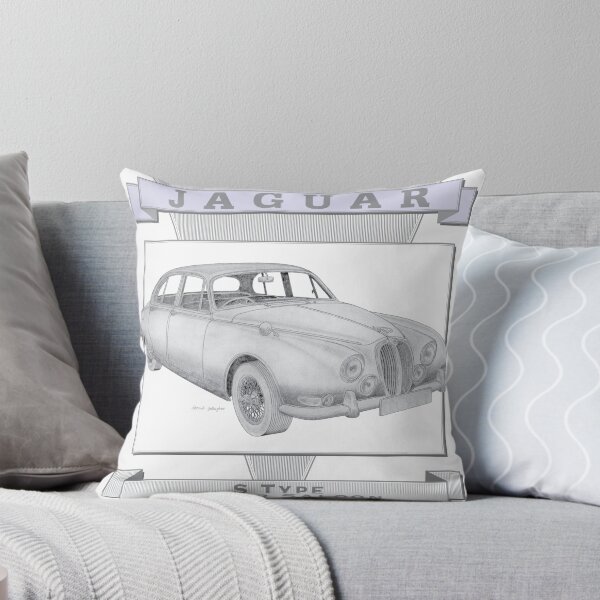 Item preview, Jaguar S Type 4 Door Saloon Hand-drawn designed and sold by Classic Car Art Drawings.