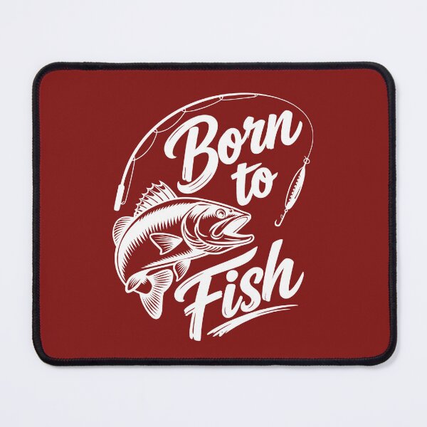 Item preview, Born to Fish – Vintage Angler Catch Artwork designed and sold by DesignHouse07.