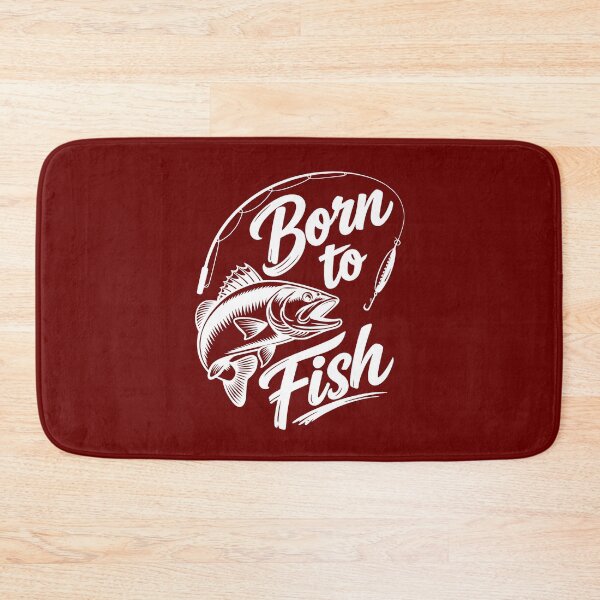 Item preview, Born to Fish – Vintage Angler Catch Artwork designed and sold by DesignHouse07.