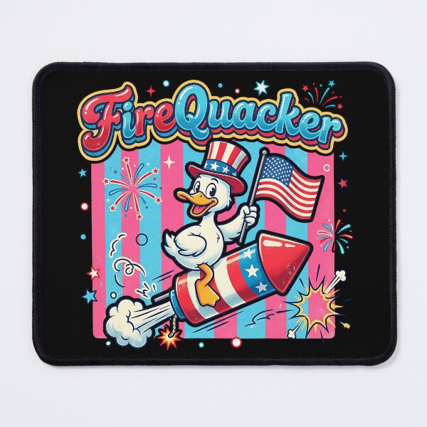 Item preview, FireQuacker Patriotic 4th Of July designed and sold by EfiKrios.