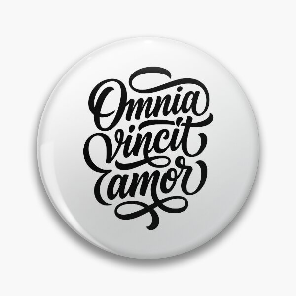 Item preview, Omnia Vincit Amor Latin Love Conquers All Quote designed and sold by AntiqueImages.