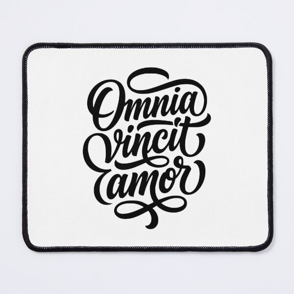 Item preview, Omnia Vincit Amor Latin Love Conquers All Quote designed and sold by AntiqueImages.