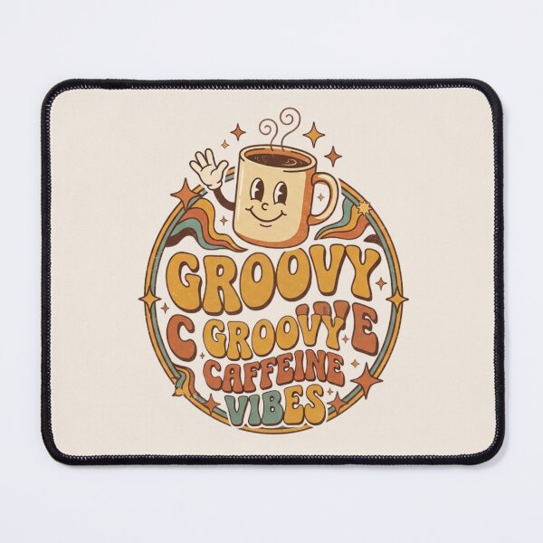 Item preview, Groovy Caffeine Vibes Retro Coffee Mug designed and sold by piketo.