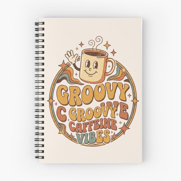 Item preview, Groovy Caffeine Vibes Retro Coffee Mug designed and sold by piketo.