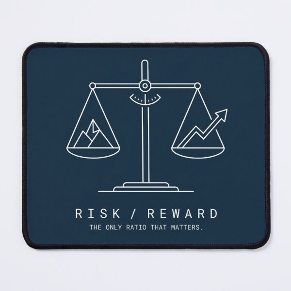 Item preview, Risk Reward Ratio Minimalist Trader Art designed and sold by FirmHoldStudio.