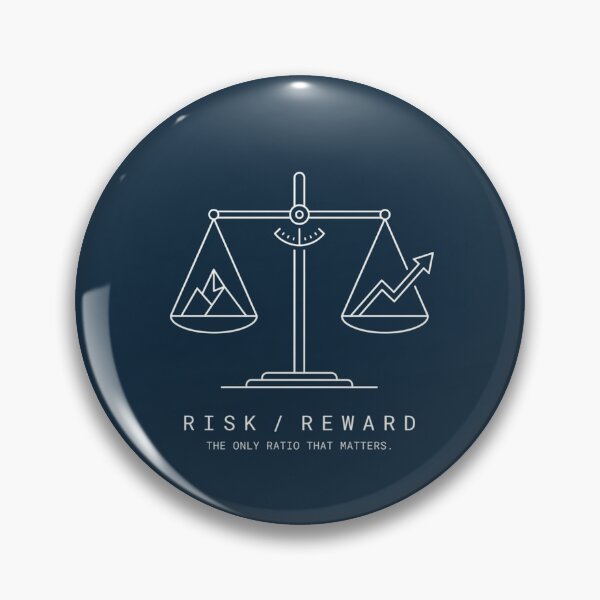 Item preview, Risk Reward Ratio Minimalist Trader Art designed and sold by FirmHoldStudio.