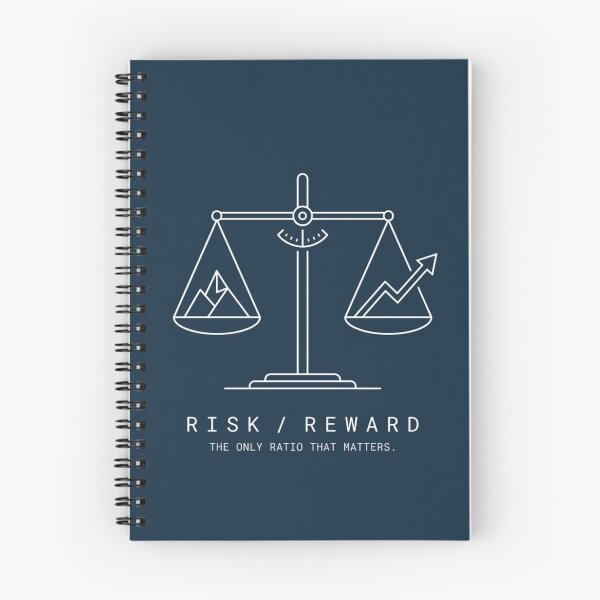 Item preview, Risk Reward Ratio Minimalist Trader Art designed and sold by FirmHoldStudio.