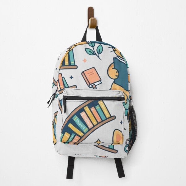 Item preview, Cute Reading Cat with Books Illustration designed and sold by Iampoji.