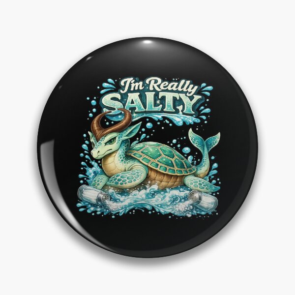 Item preview, Dragon Seaturtle - I'm Really Salty designed and sold by EMBERFLOWARTWORKS.